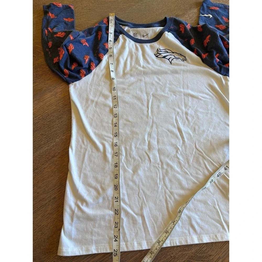 Nike Women's Broncos 3/4 Sleeve T-Shirt – Size Medium - Picture 7 of 8